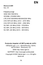 Preview for 38 page of Iget GBV9100 Quick Start Manual