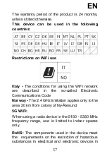 Предварительный просмотр 37 страницы Iget GBV9600 Pro 2019 Quick Start Manual