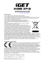 Preview for 9 page of Iget HOME XP1B Installation Manual