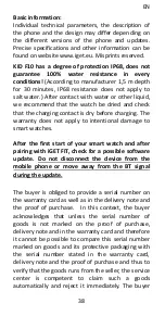 Preview for 38 page of Iget KID F10 Quick Start Manual