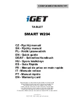 Iget SMART W204 Quick Manual preview