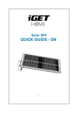 Предварительный просмотр 1 страницы Iget Solar SP2 Quick Manual