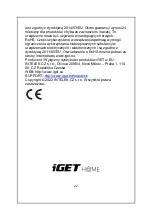 Предварительный просмотр 22 страницы Iget Solar SP2 Quick Manual