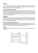 Предварительный просмотр 7 страницы Igloo FR1082 Instruction Manual