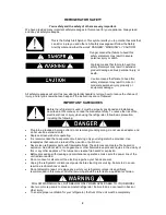 Предварительный просмотр 2 страницы Igloo FR328C Instruction Manual