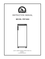 Preview for 1 page of Igloo FRF690B Instruction Manual