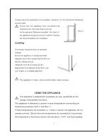 Preview for 8 page of Igloo FRF690B Instruction Manual