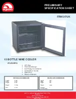 Предварительный просмотр 1 страницы Igloo FRW517UK Specification Sheet