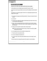 Preview for 4 page of Igloo FRW700 User Manual