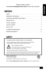 Preview for 4 page of Igloo IGLWCRFTL353CRHWH Instruction Manual