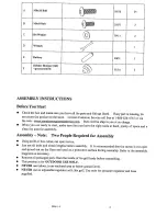 Preview for 6 page of Igloo IGW 400 Assembly And Operating Instructions Manual