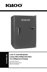 Предварительный просмотр 2 страницы Igloo IRF26RSRD Instruction Manual