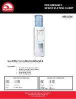 Igloo MWC496 Specification Sheet preview