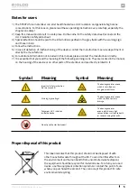 Preview for 5 page of Igloo STERYLIS ULTRA-220 User Manual