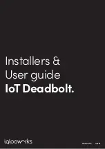 iglooworks IoT Deadbolt Installer/User Manual preview