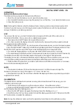 Preview for 3 page of IGM Fachmann MDV-002 Operationg Instructions