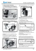 Предварительный просмотр 35 страницы IGM Professional 141-M3M Operating	 Instruction