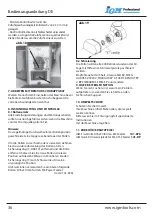 Предварительный просмотр 36 страницы IGM Professional 141-M3M Operating	 Instruction