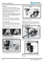 Предварительный просмотр 42 страницы IGM Professional 141-M3M Operating	 Instruction