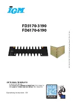 IGM FD3170 Operationg Instructions предпросмотр