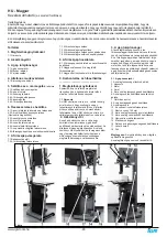 Preview for 67 page of IGM LAGUNA 14BX Operating Instructions Manual