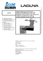 IGM LAGUNA 1836SE Operating Instructions предпросмотр