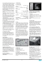 Preview for 4 page of IGM LAGUNA AFlux 12 Operating Instructions Manual