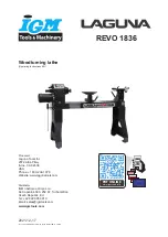 IGM LAGUNA Revo 1836 Operating Instructions Manual preview