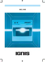 Ignis AKL 446 Quick Use Manual preview