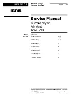 Предварительный просмотр 1 страницы Ignis AWL 210 Service Manual