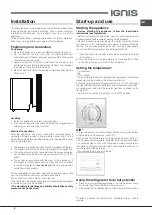 Preview for 8 page of Ignis BIAAA 13 RW Operating Instructions Manual