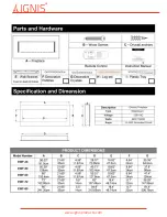 Preview for 4 page of Ignis EWF-36 Owner'S Manual