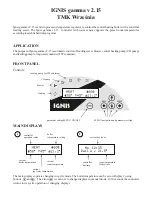 Ignis gamma v 2.15 Quick Manual preview