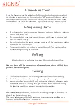 Preview for 8 page of Ignis SMART FIREBOX User'S Manual & Installation Instructions