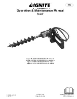 Ignite Auger 75 DDH Operation & Maintenance Manual preview