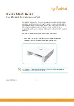 Preview for 1 page of IgniteNet Spark IR-AC750 Quick Start Manual