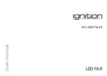 Ignition ACL LED Par 64 User Manual предпросмотр