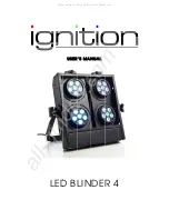 Preview for 1 page of Ignition LED Blinder 4 User Manual