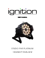 Предварительный просмотр 1 страницы Ignition LED STUDIO PAR PLATINUM User Manual