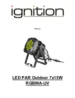 Предварительный просмотр 1 страницы Ignition RGBWA-UV Manual