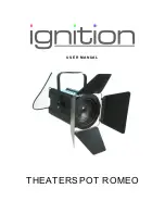 Preview for 1 page of Ignition THEATERSPOT ROMEO User Manual