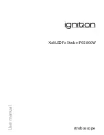 Ignition Xo8 LED Fx Strobe User Manual предпросмотр