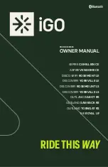 Igo ASPIRE CAMILLIEN CE Owner'S Manual preview