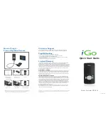 Preview for 1 page of Igo UP-2020 Quick Start Manual