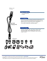 Preview for 2 page of Igo USB Charging Cable Features & Benefits