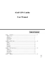 iGolf GPS Caddie User Manual preview