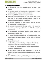 Preview for 3 page of iGREEN GENESIS Tab-1 i GT - 7Y 1 User Manual