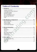 Preview for 3 page of IGS Aladdin's Adventure Operator'S Manual