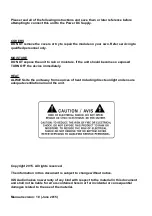 Preview for 2 page of IGS BISON 500 User Manual