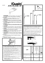 Предварительный просмотр 1 страницы iGuzzini ARCHILEDE HP Manual